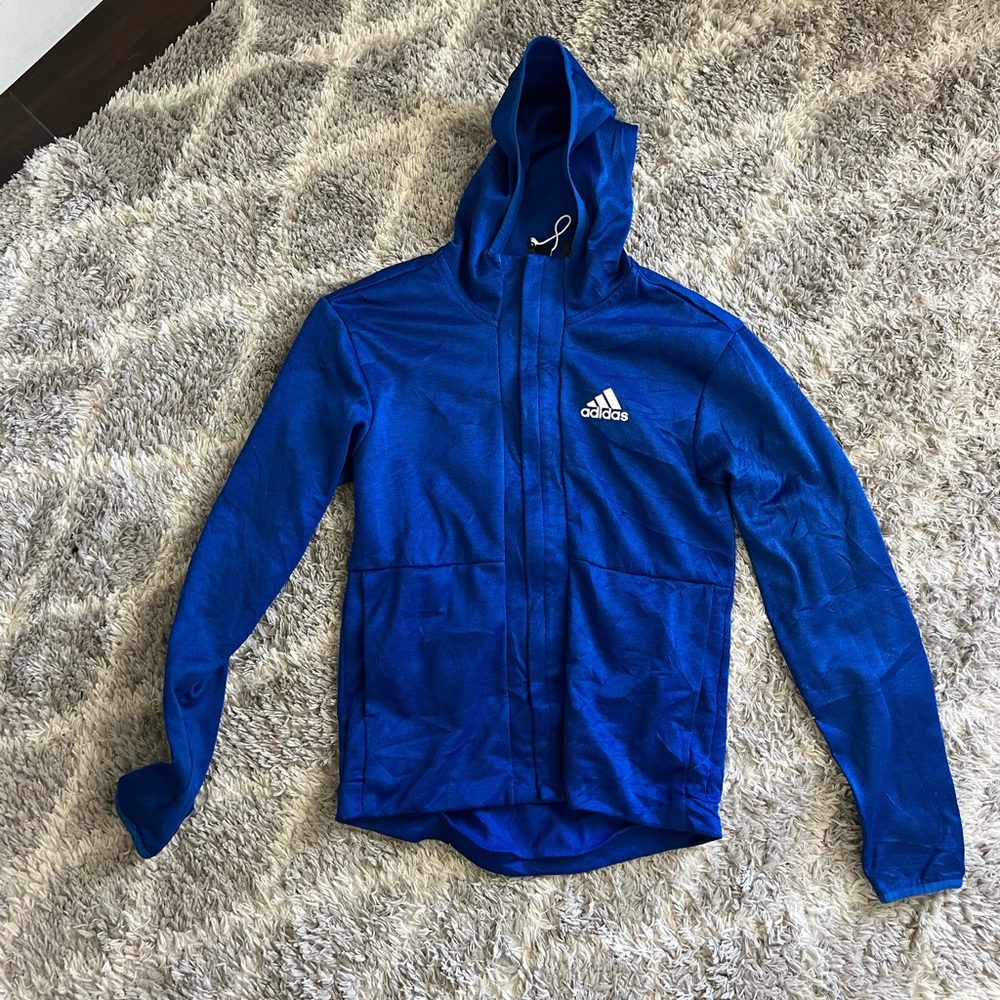 Adidas Royal Blue Athletic Hoodie
